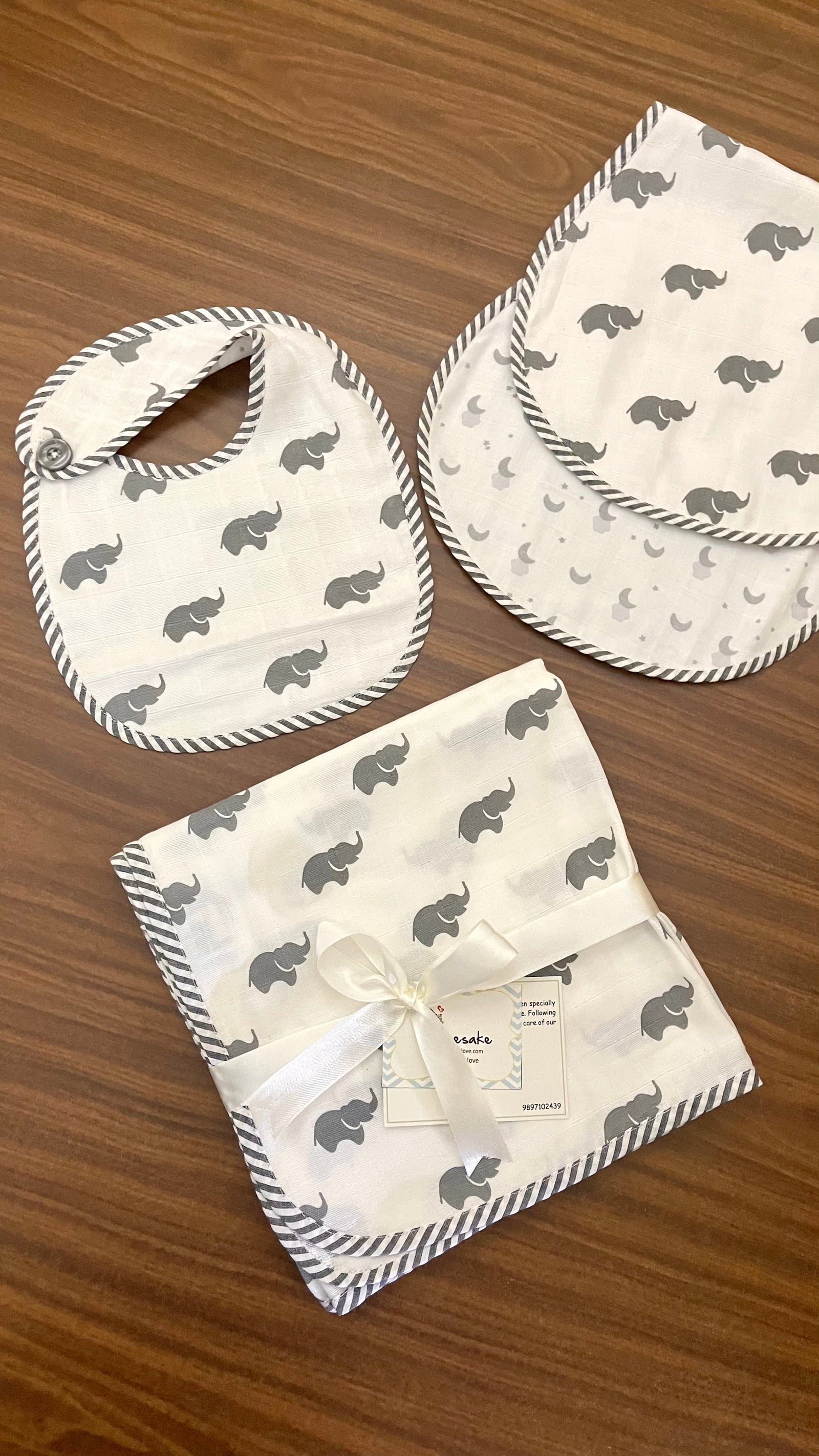 Mr. Bubbles Swaddle Set