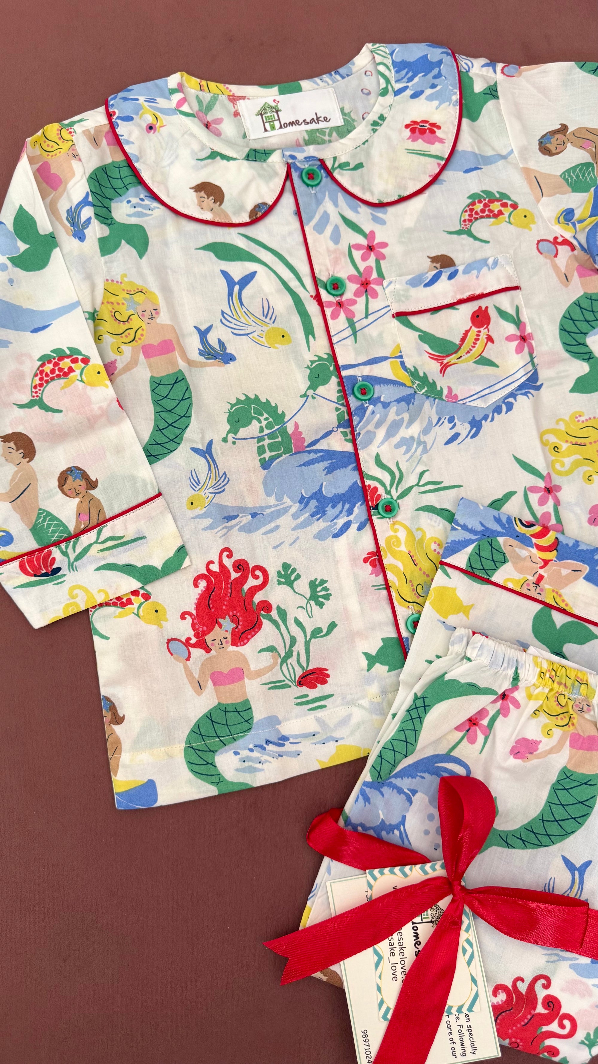 Mermaids Tales Kids Nightwear