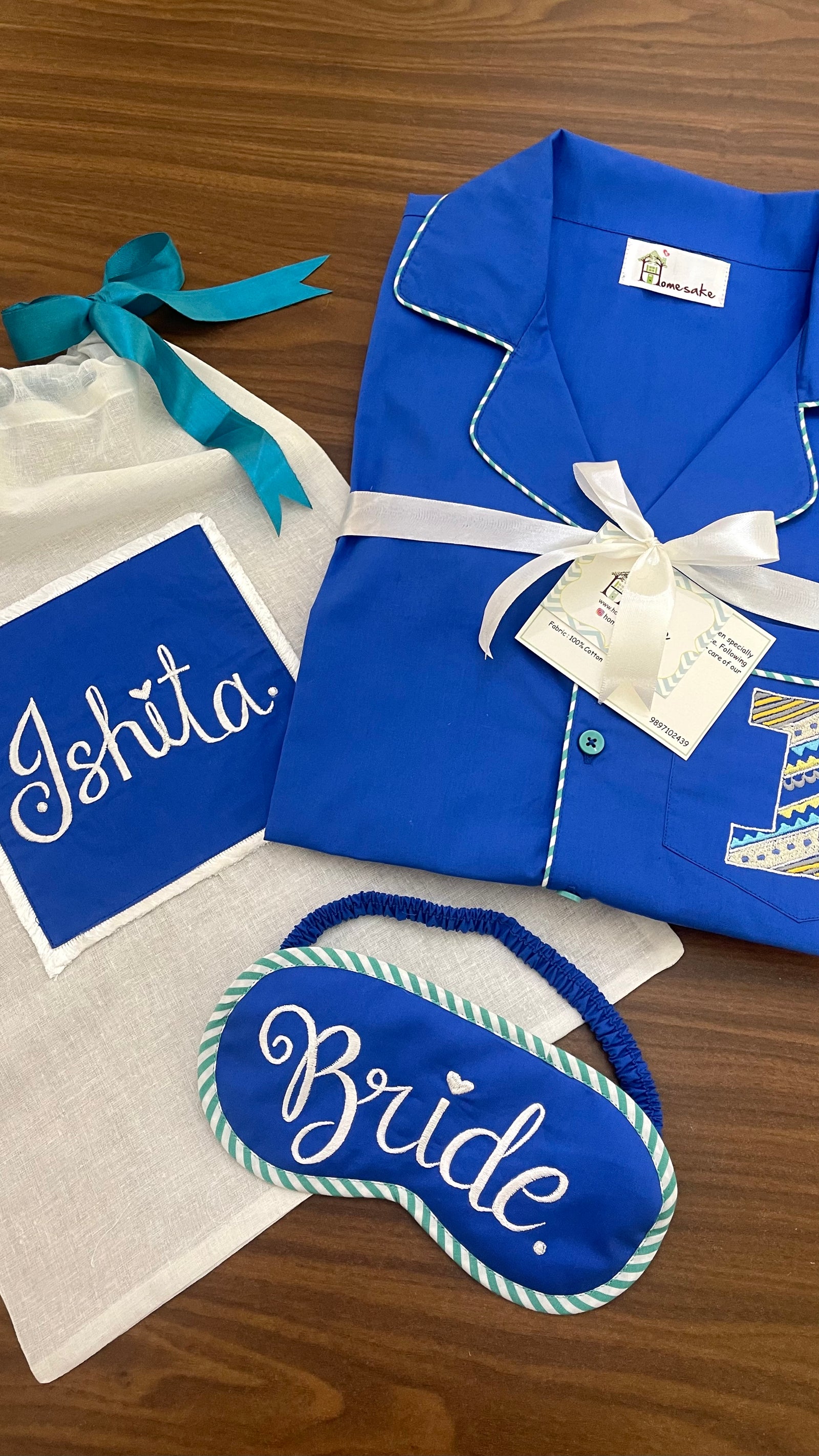 Cobalt Blue Nightwear