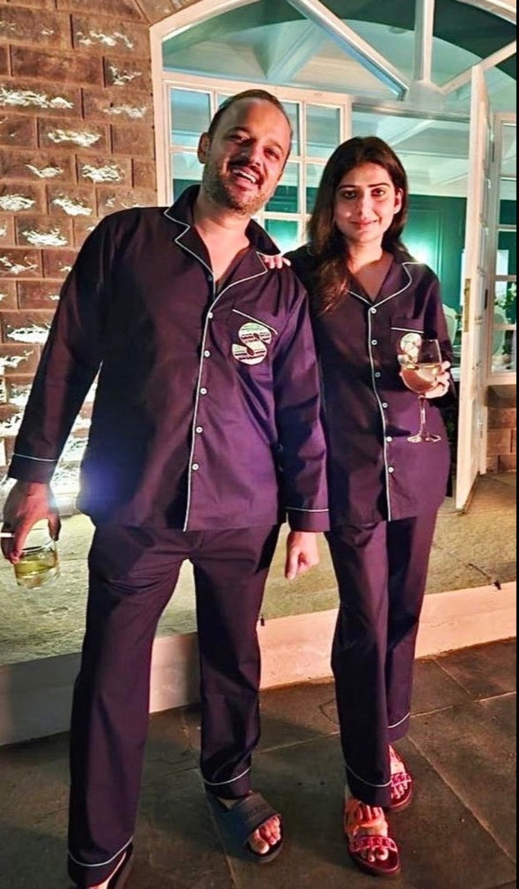 Black Alpha Men's Nightwear