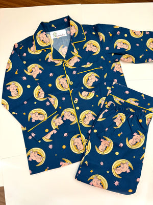 Teal Midnight Snooze Kids Nightwear