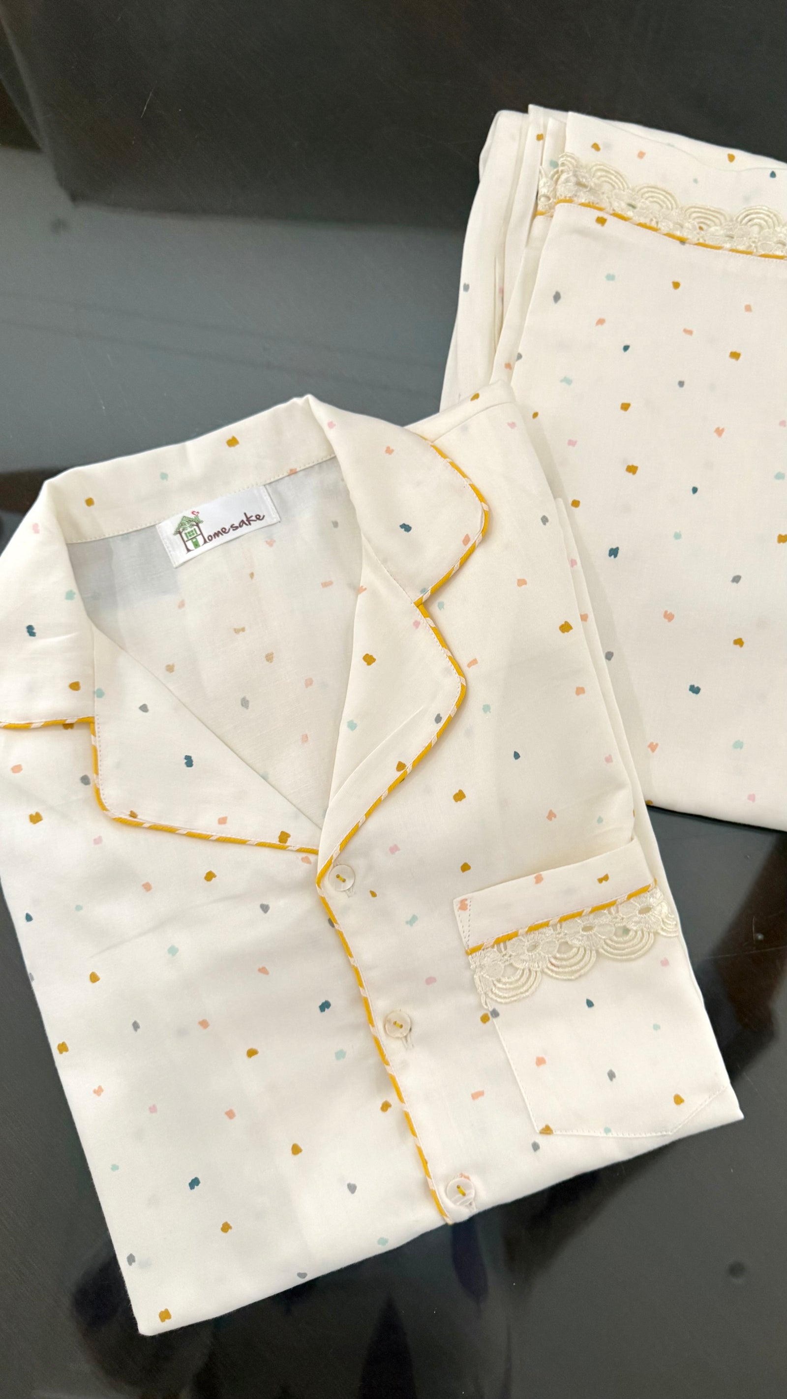 Blooms Cotton Satin Luxe Nightwear