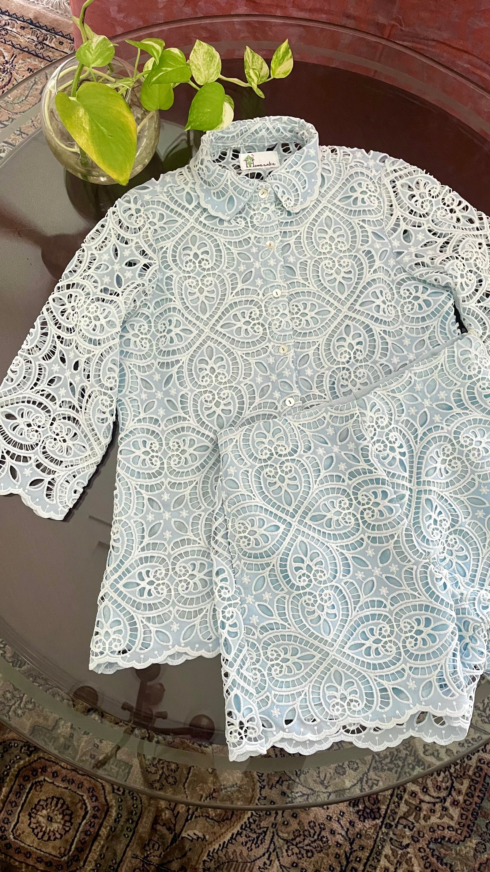 Madison Blue Lace Coord