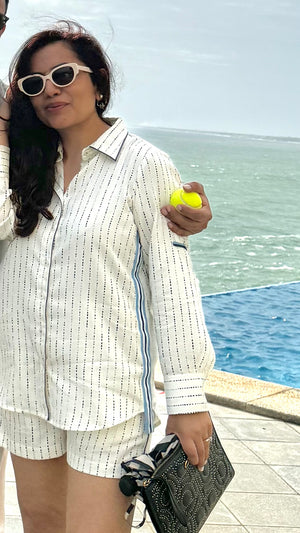 Cotton Satin Sloane Shirt