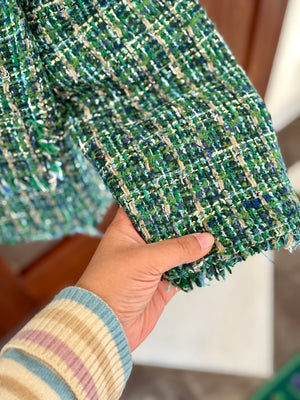 AVA Green Tweed Jacket