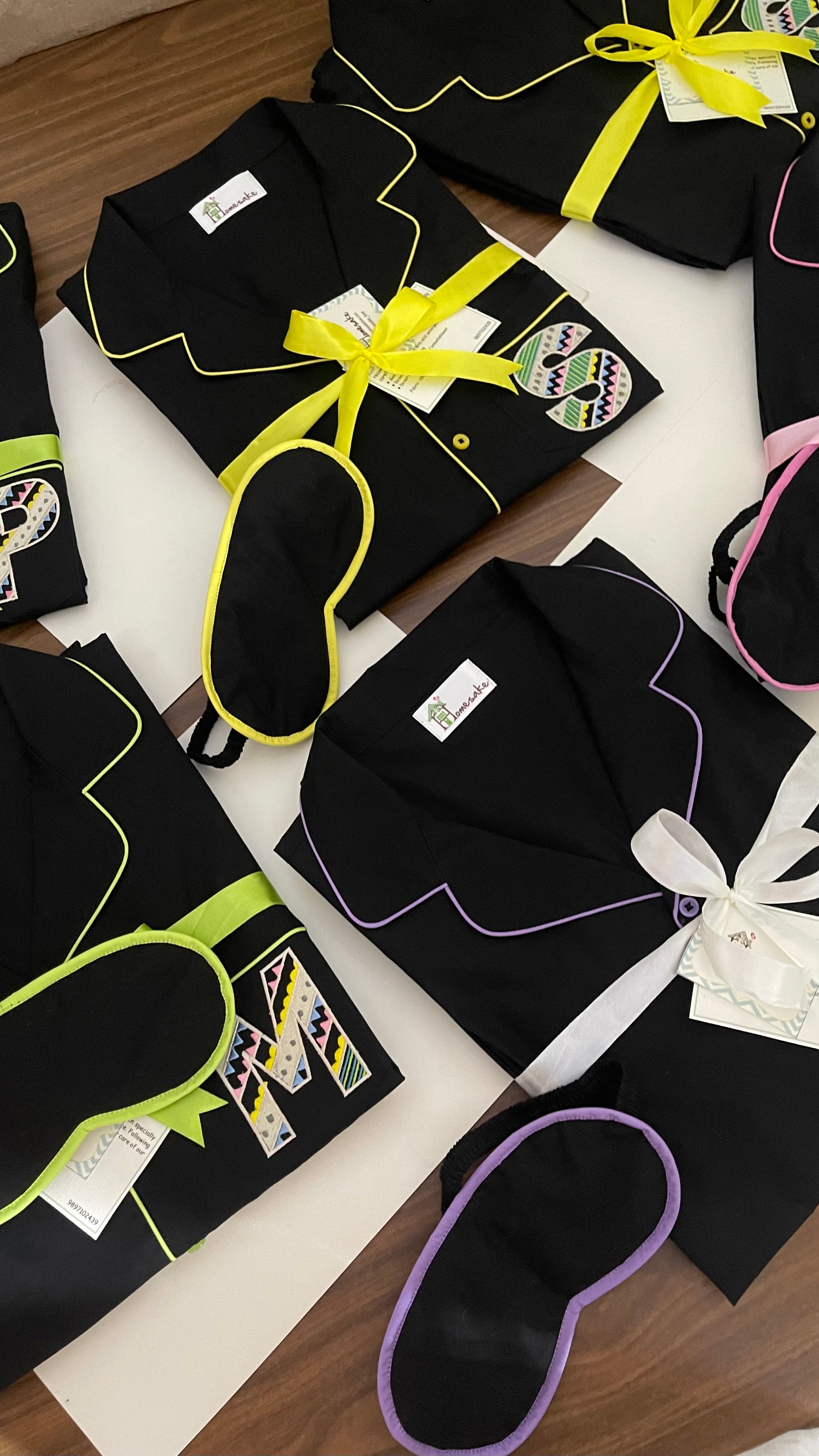 Black Alpha Nightwear (Colors)