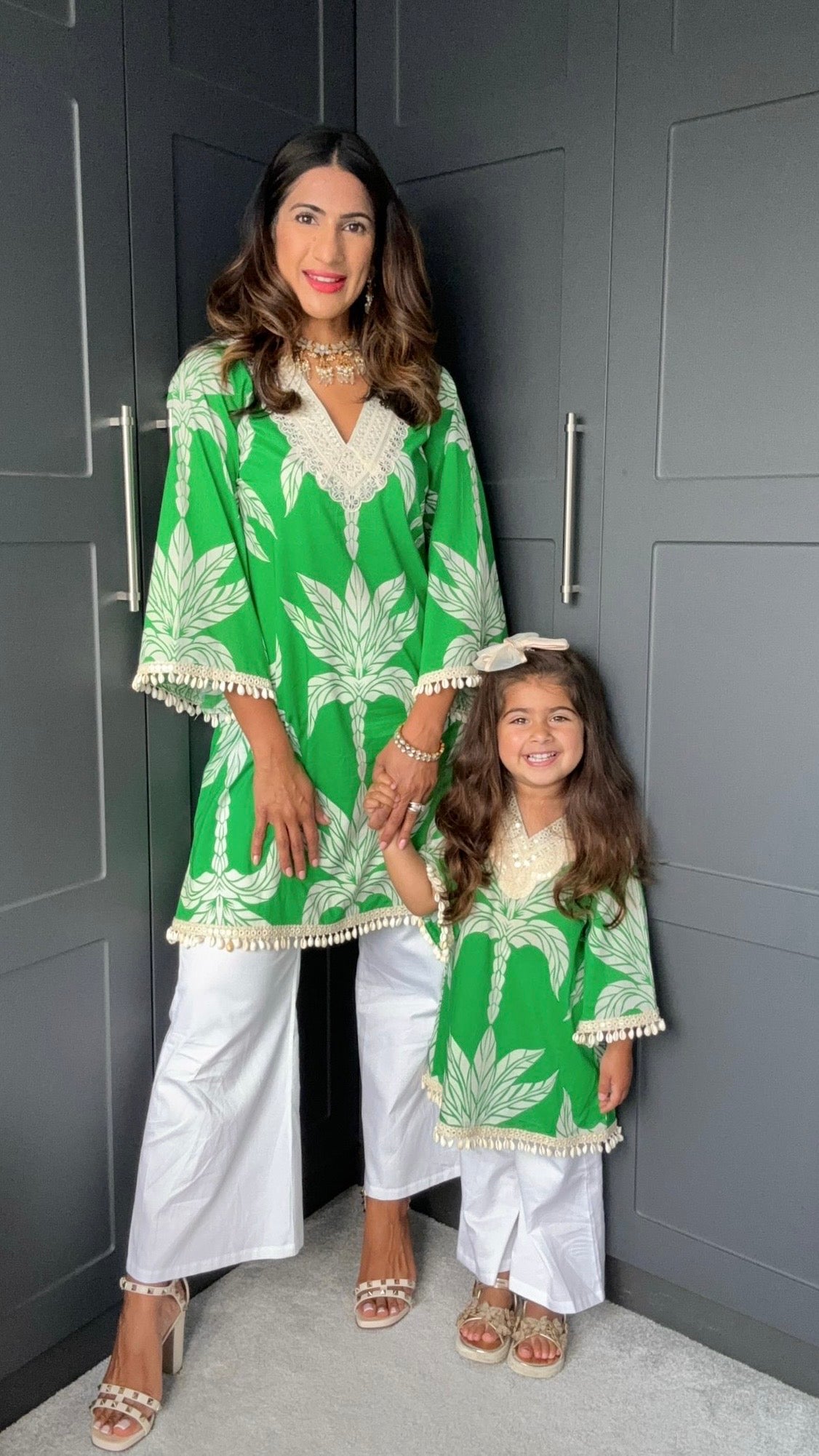 Emerald Palms Girls Kurta Set