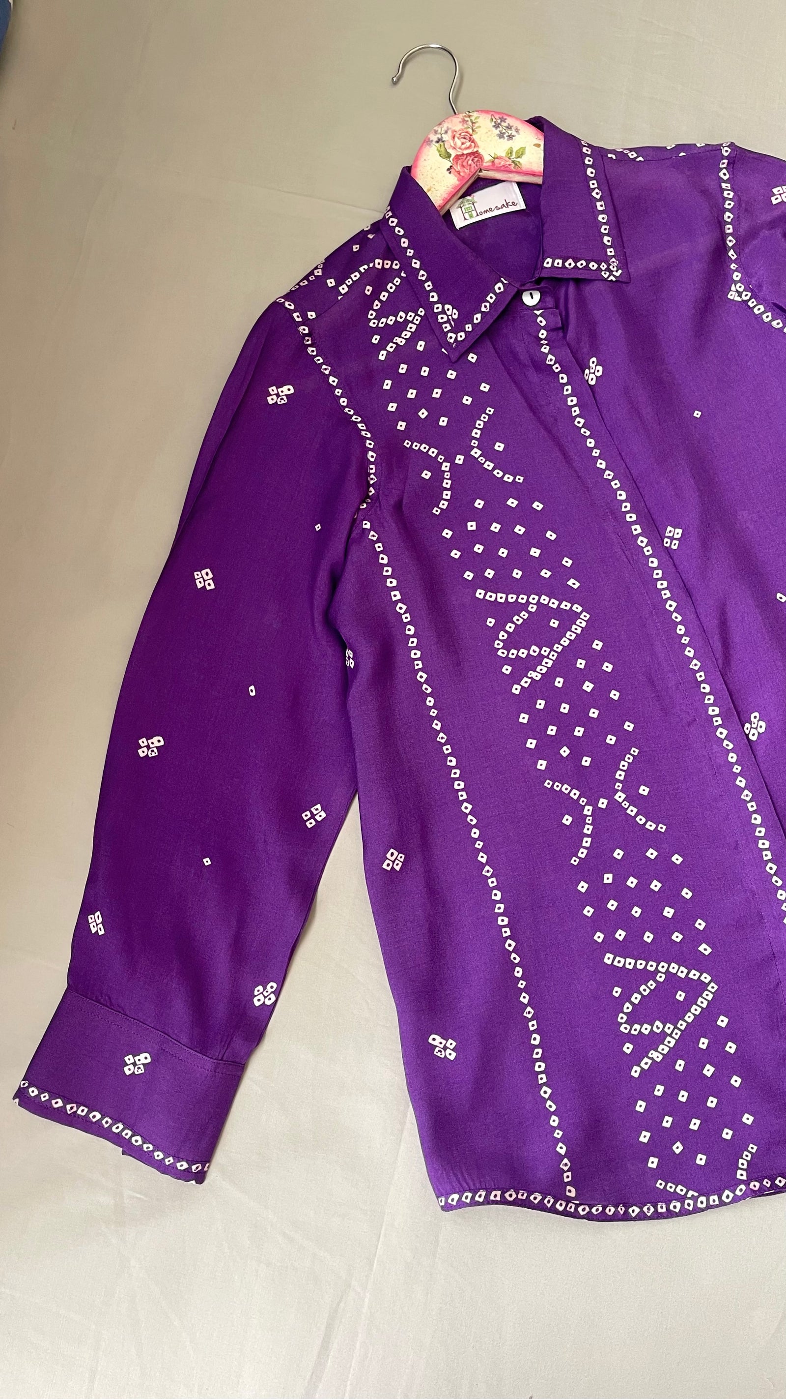 Purple Digital TieDye Shirt