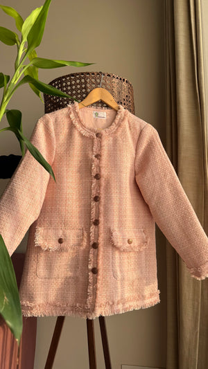 ELEANOR Pink Tweed Jacket