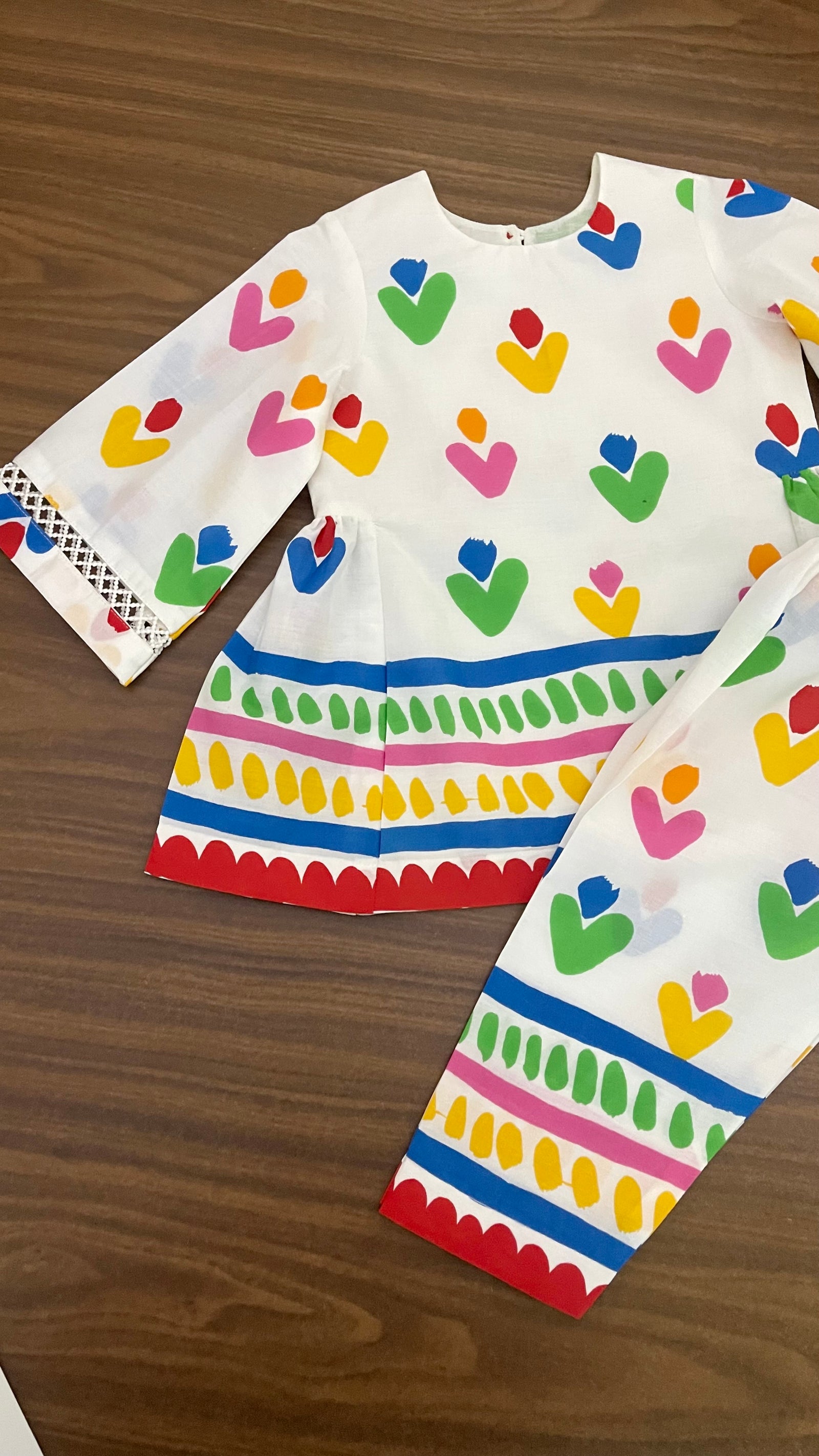 Rainbow Day Girls Kurta Set