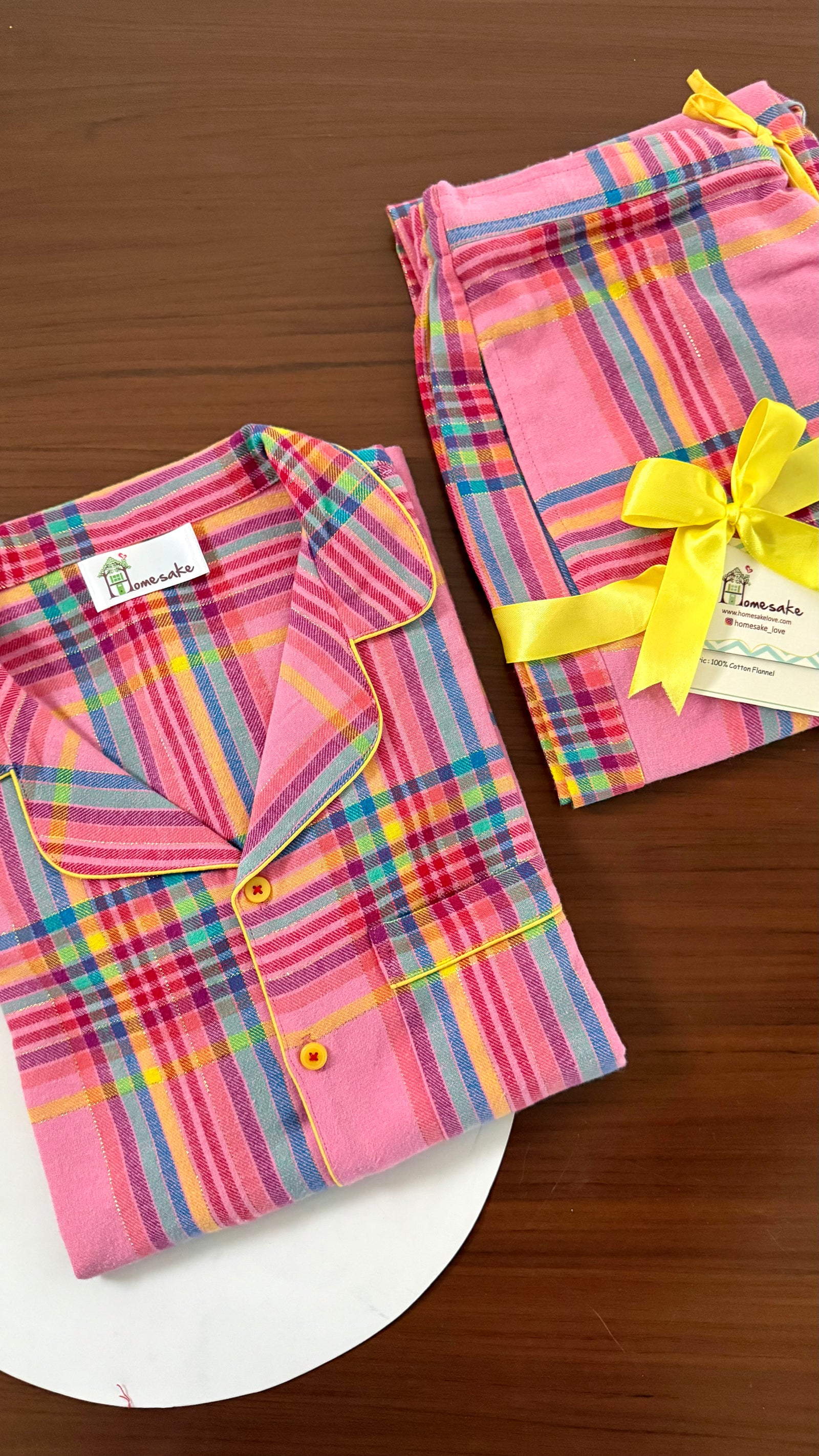 Unicorn Stripes Flannel Nightwear