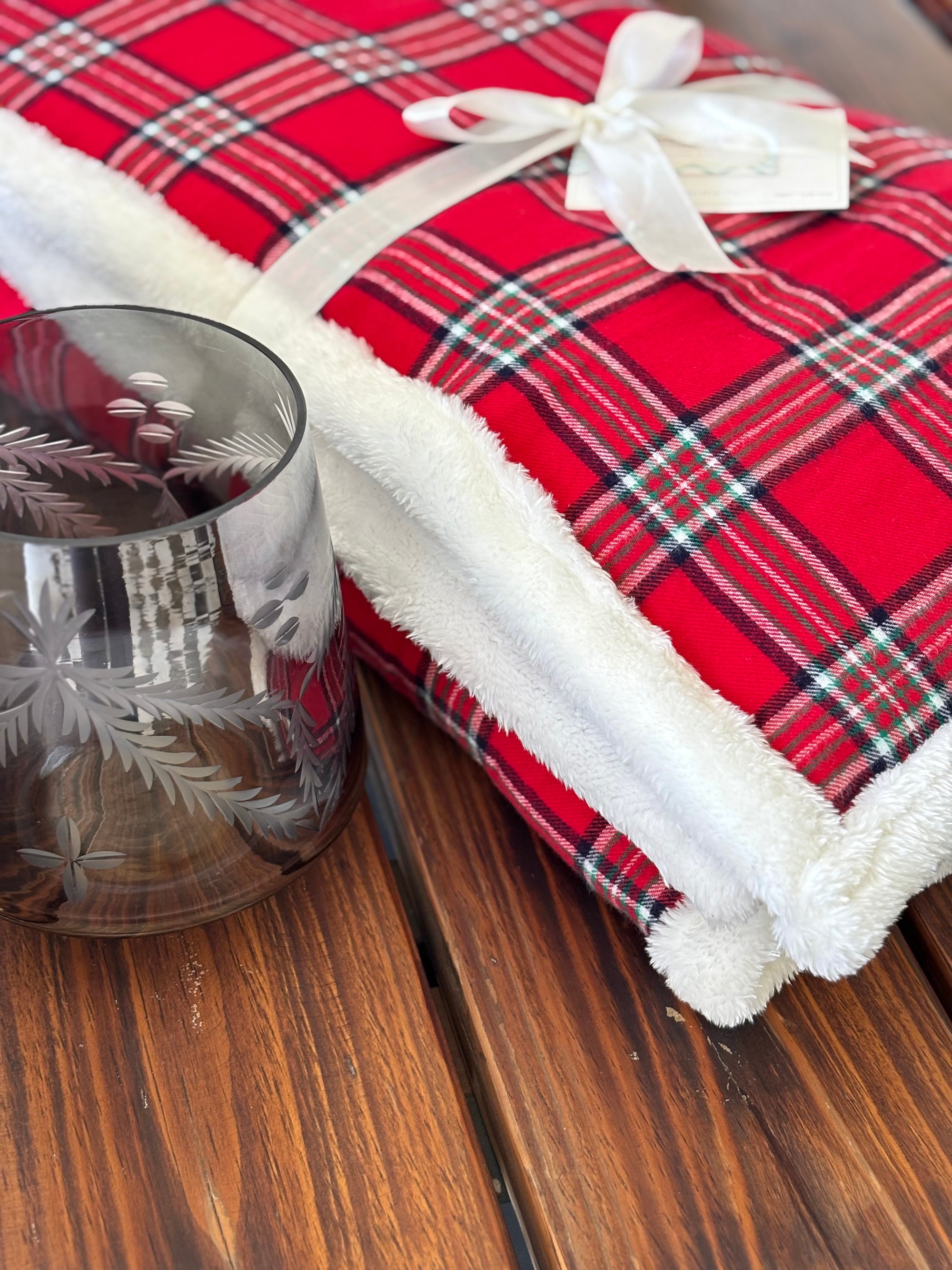 Rudolph Red Plaid Furry