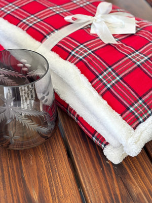 Rudolph Red Plaid Furry