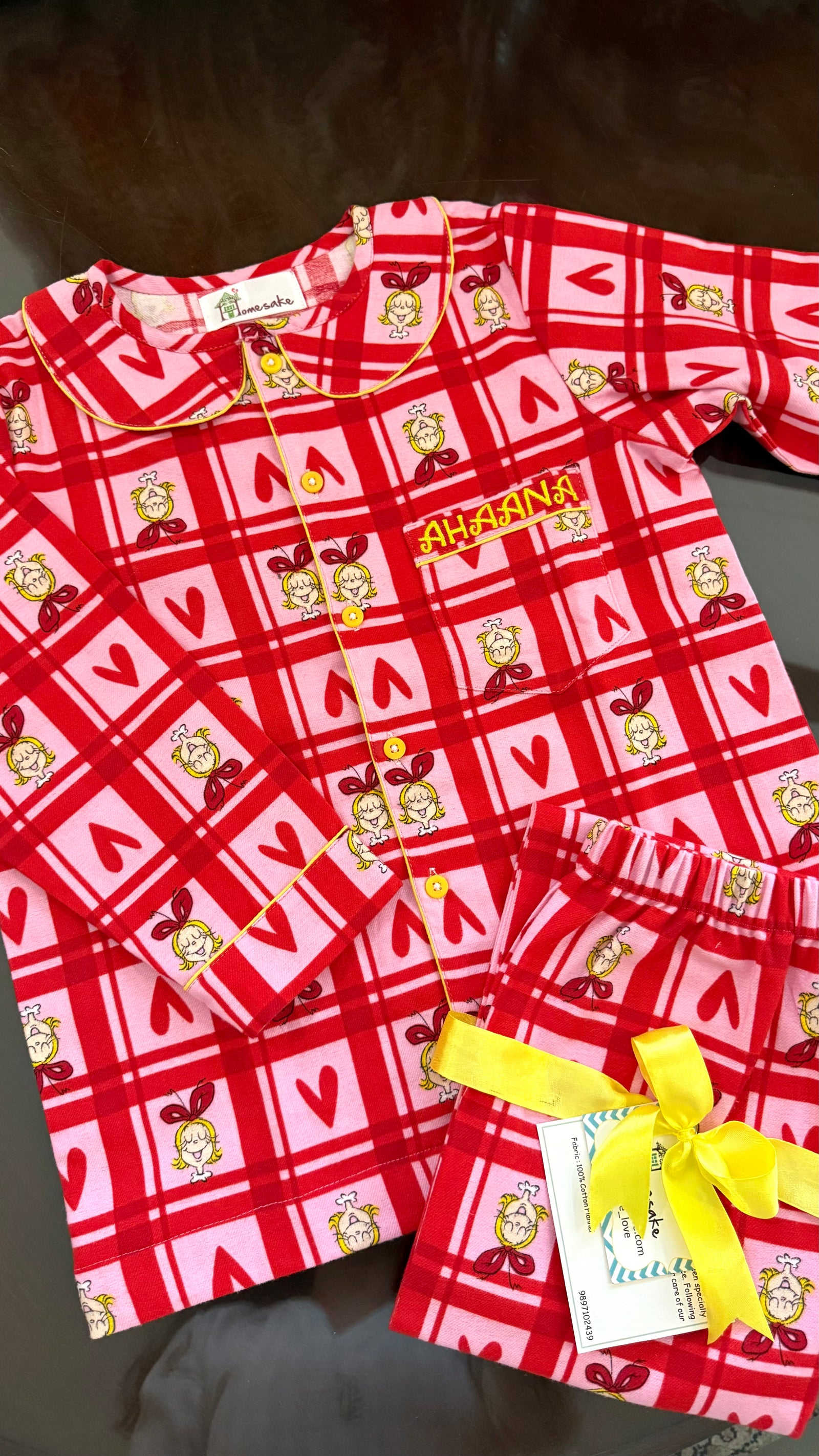 Ms. Muffet Flannel Nightwear