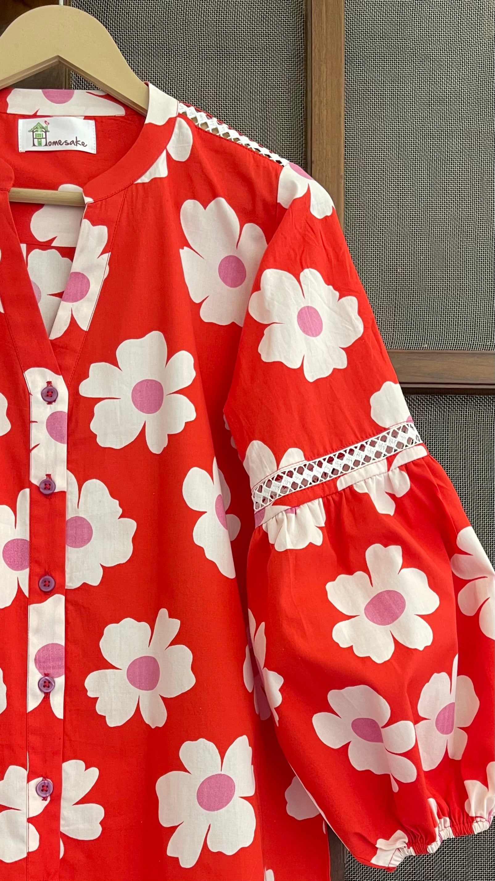 Poppy Red Shirt