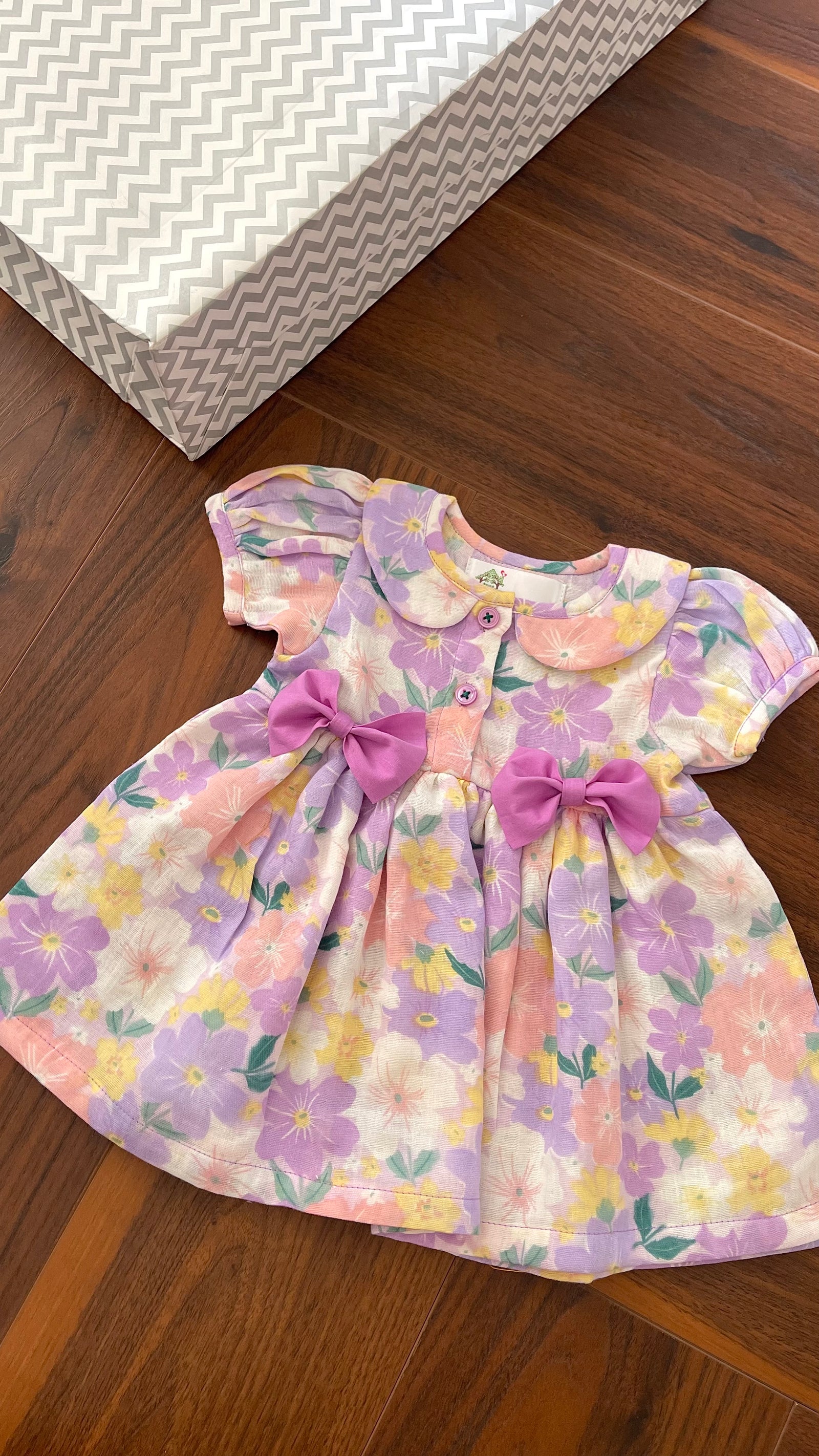 Lavender Blossoms Frock