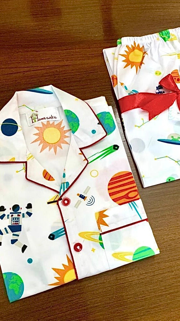 Space Station Kids Nightwear