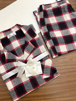 Classic Plaid Flannel Nightwear