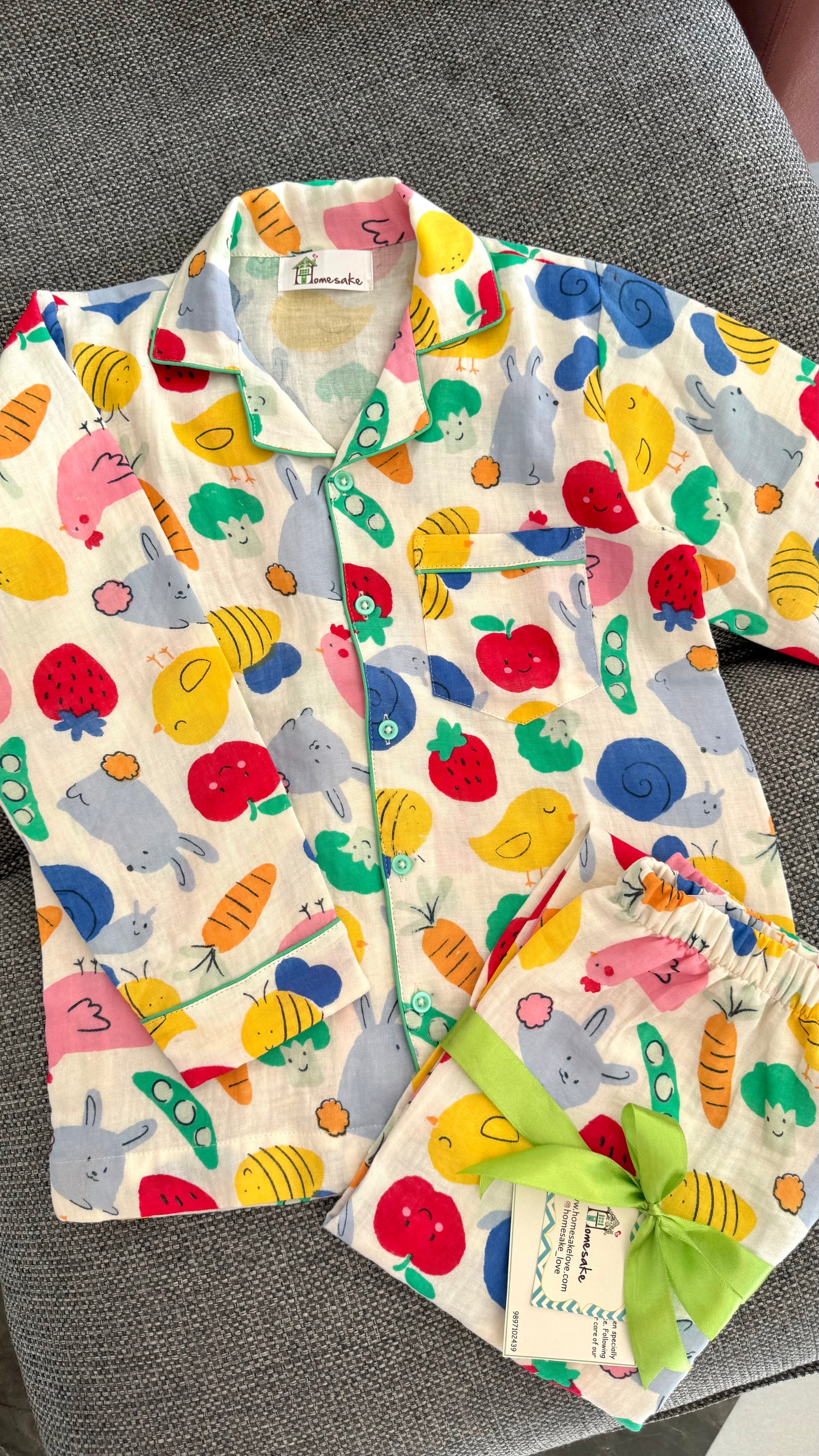 Veggies Farm Kids Nightwear