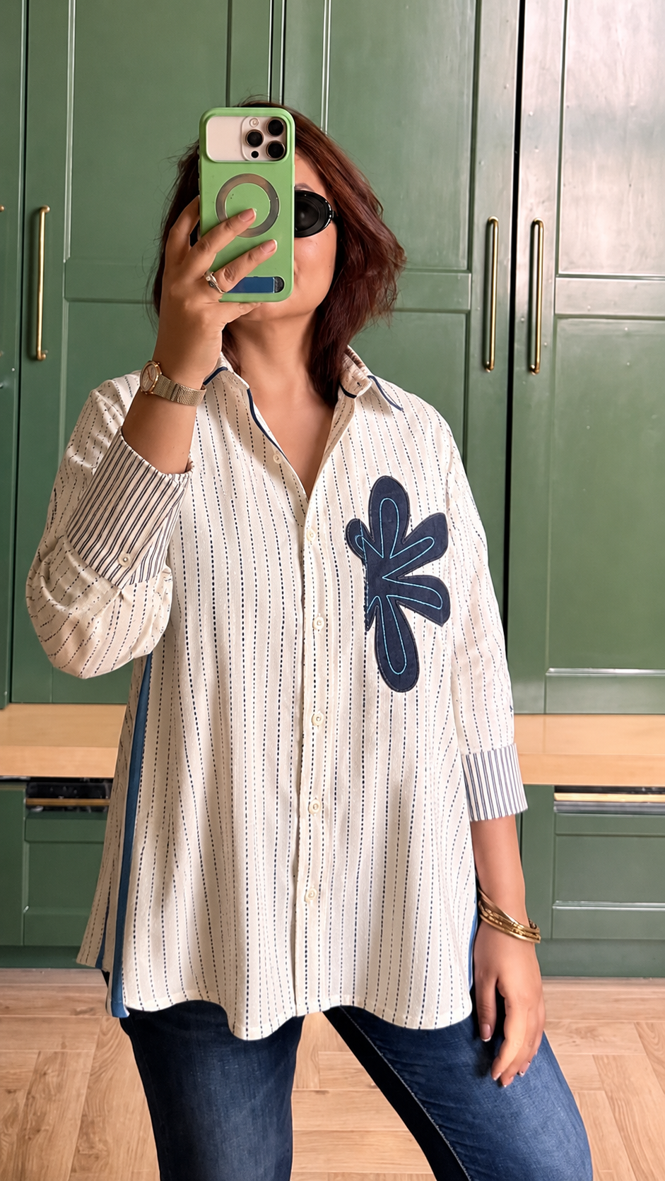 Denim Dahlia Sloane Cotton Shirt
