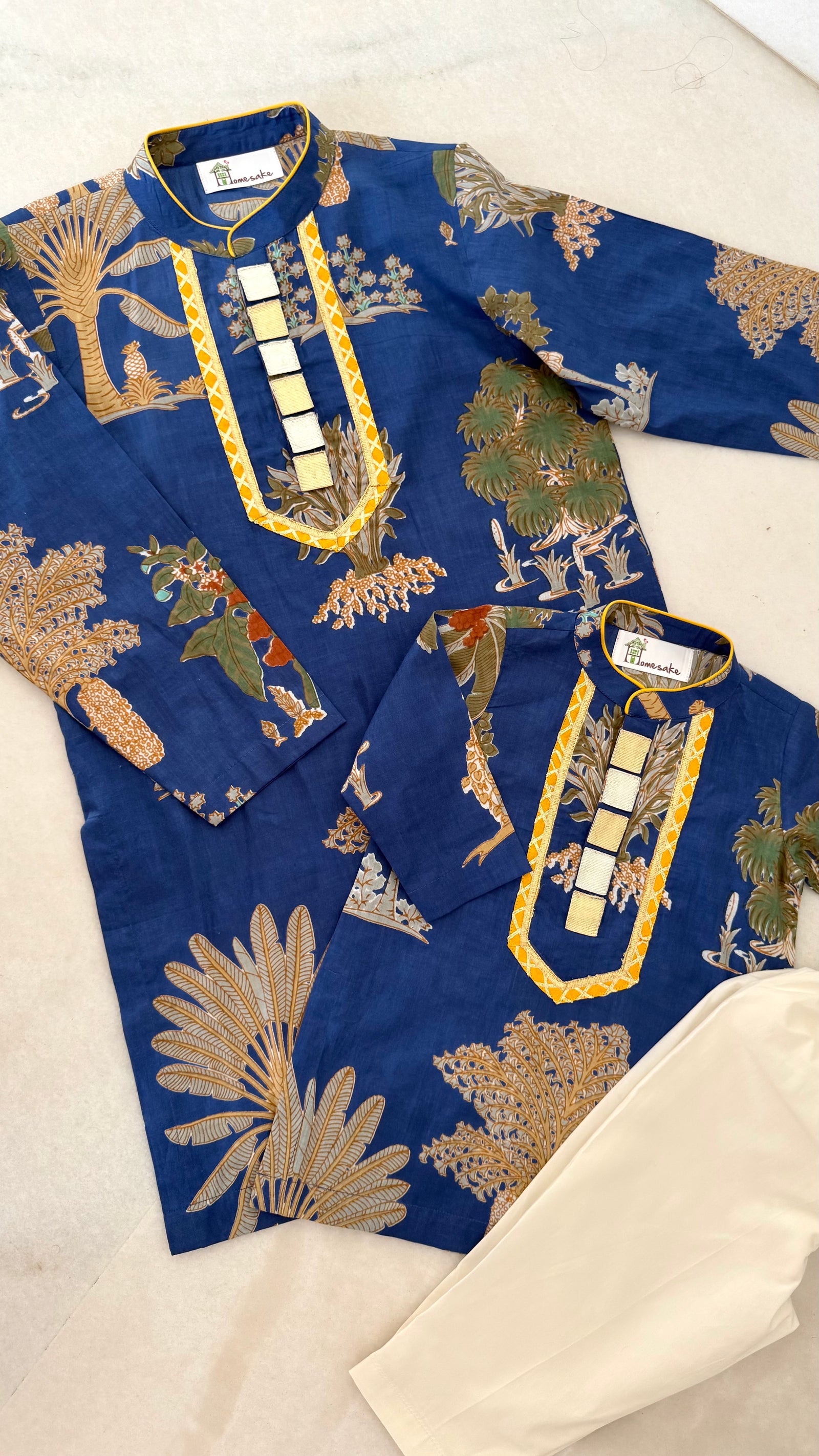 Royal Blue Kurta Pyjama set