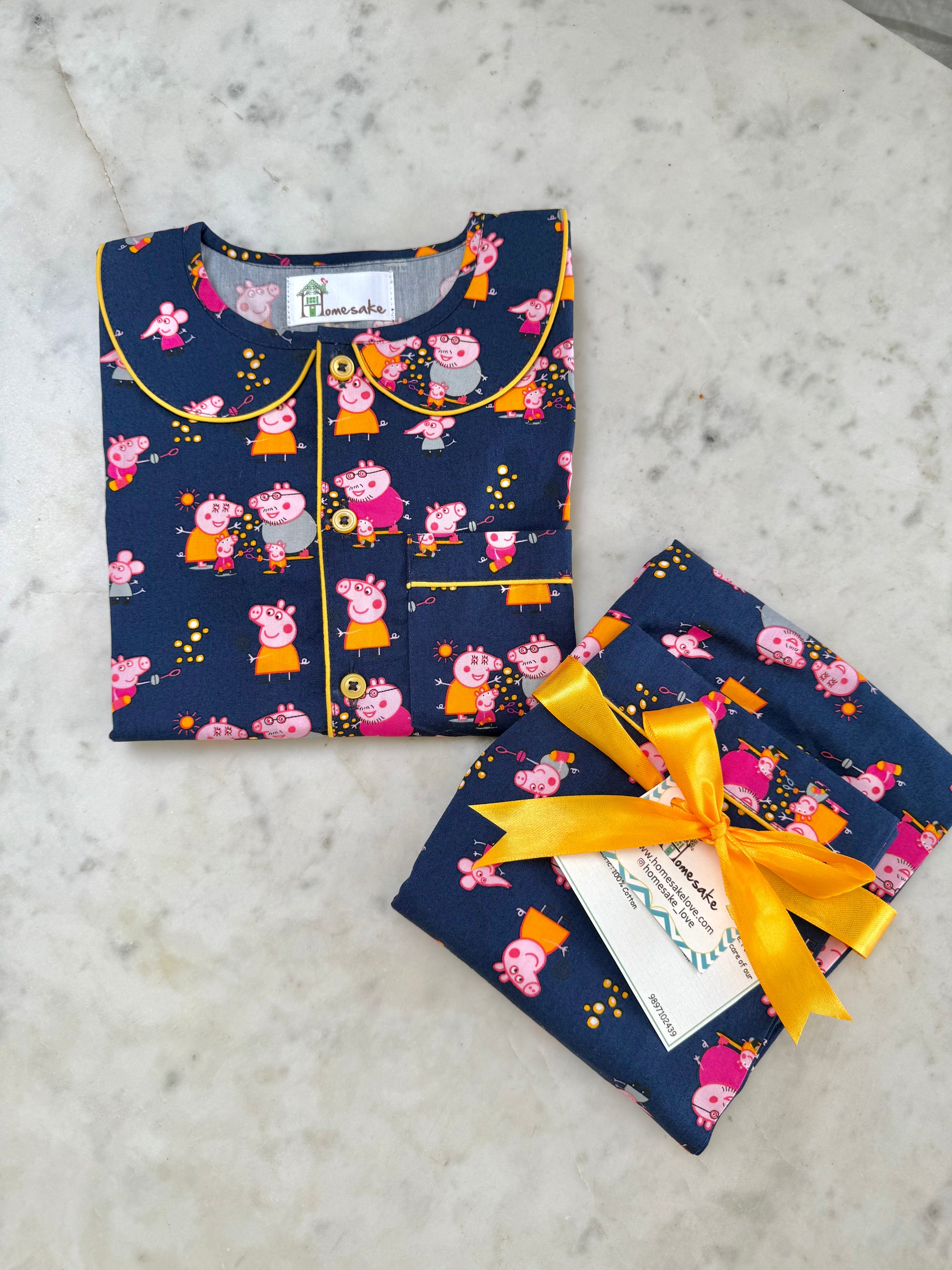 Navy Peppa Kids Nightwear