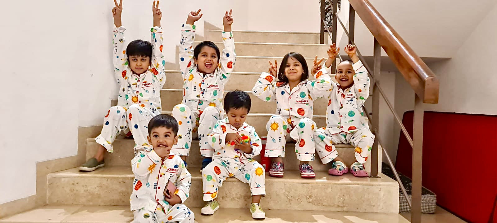 Space Station Kids Nightwear