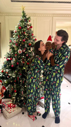 Arushi’s Green Pines Flannel Nightwear