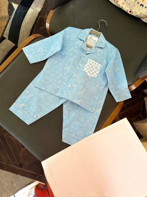 Blue Safari Kids Nightwear