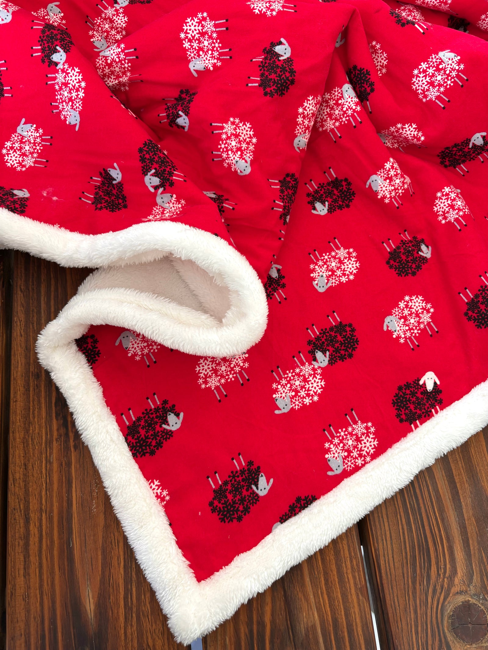 Sheep Barn Red Furry