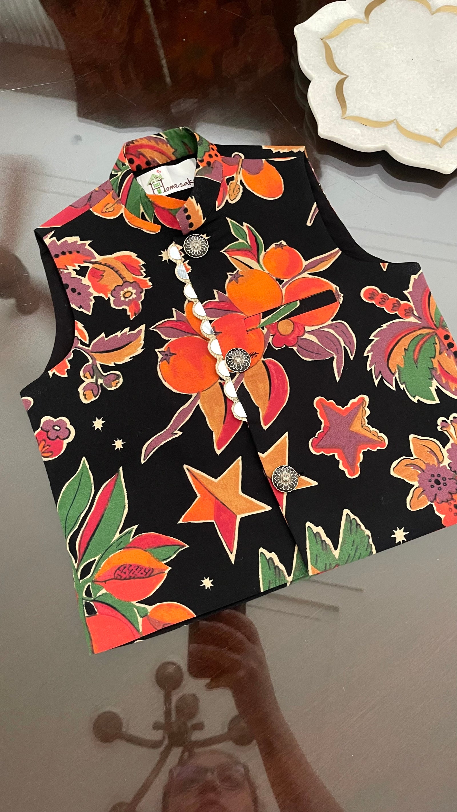 Sunset Fields Cotton Waistcoat