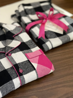Coco Plaid Flannel Nightwear
