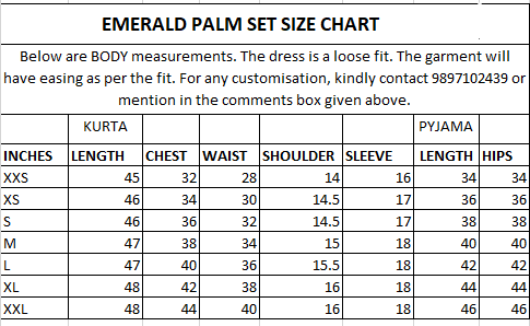 Emerald Palms Set