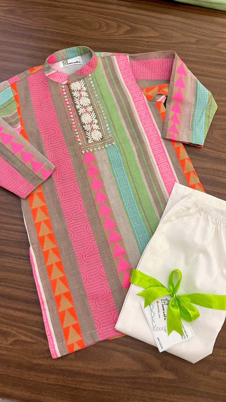 Jacquard Boys Kurta Set