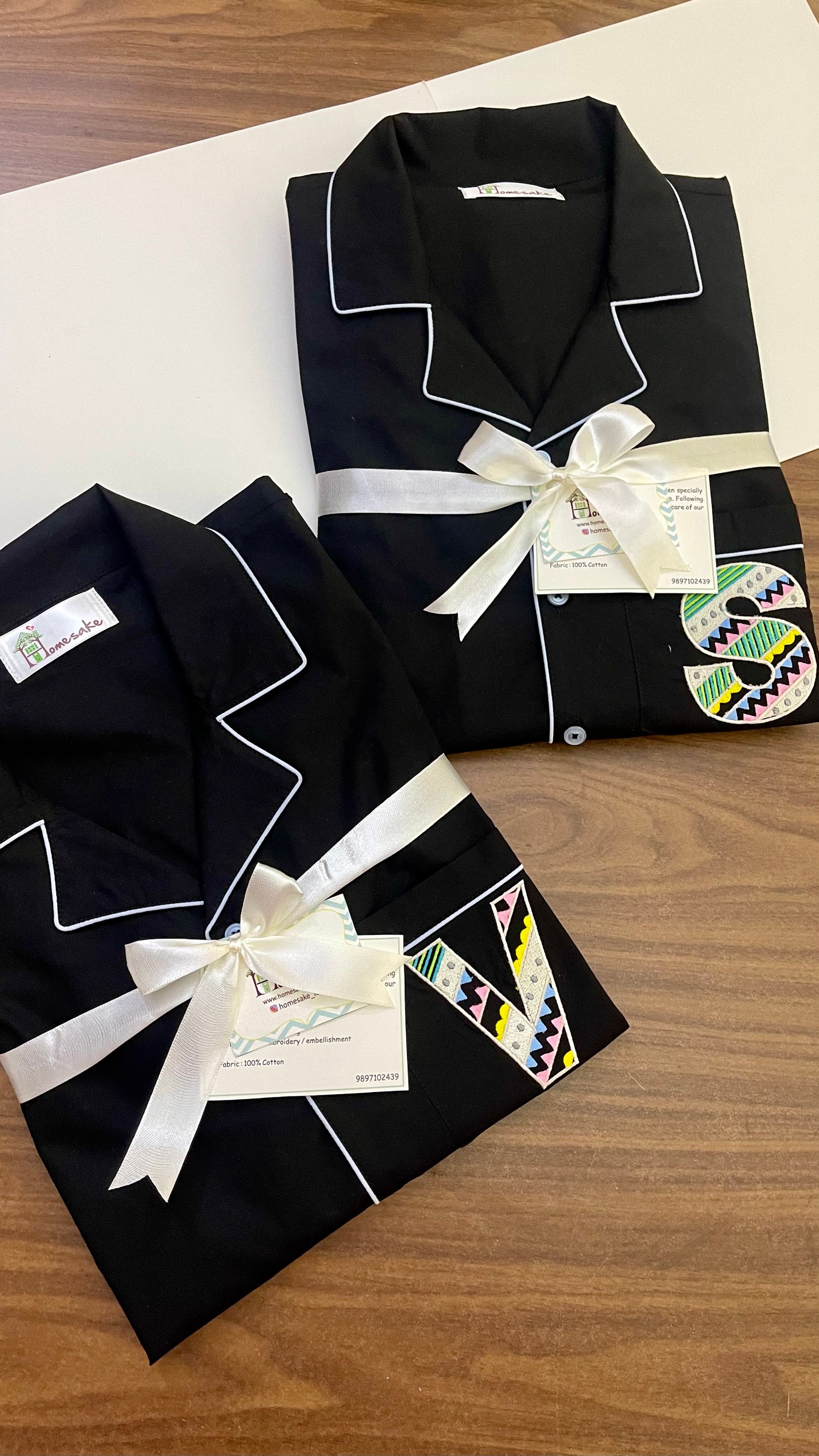 Black Alpha Kids Nightwear