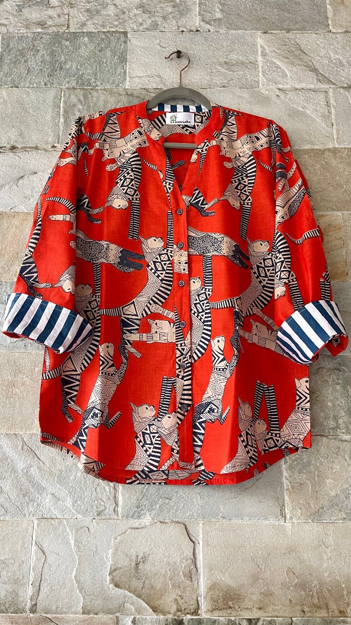 Abstract Cheetah Shirt