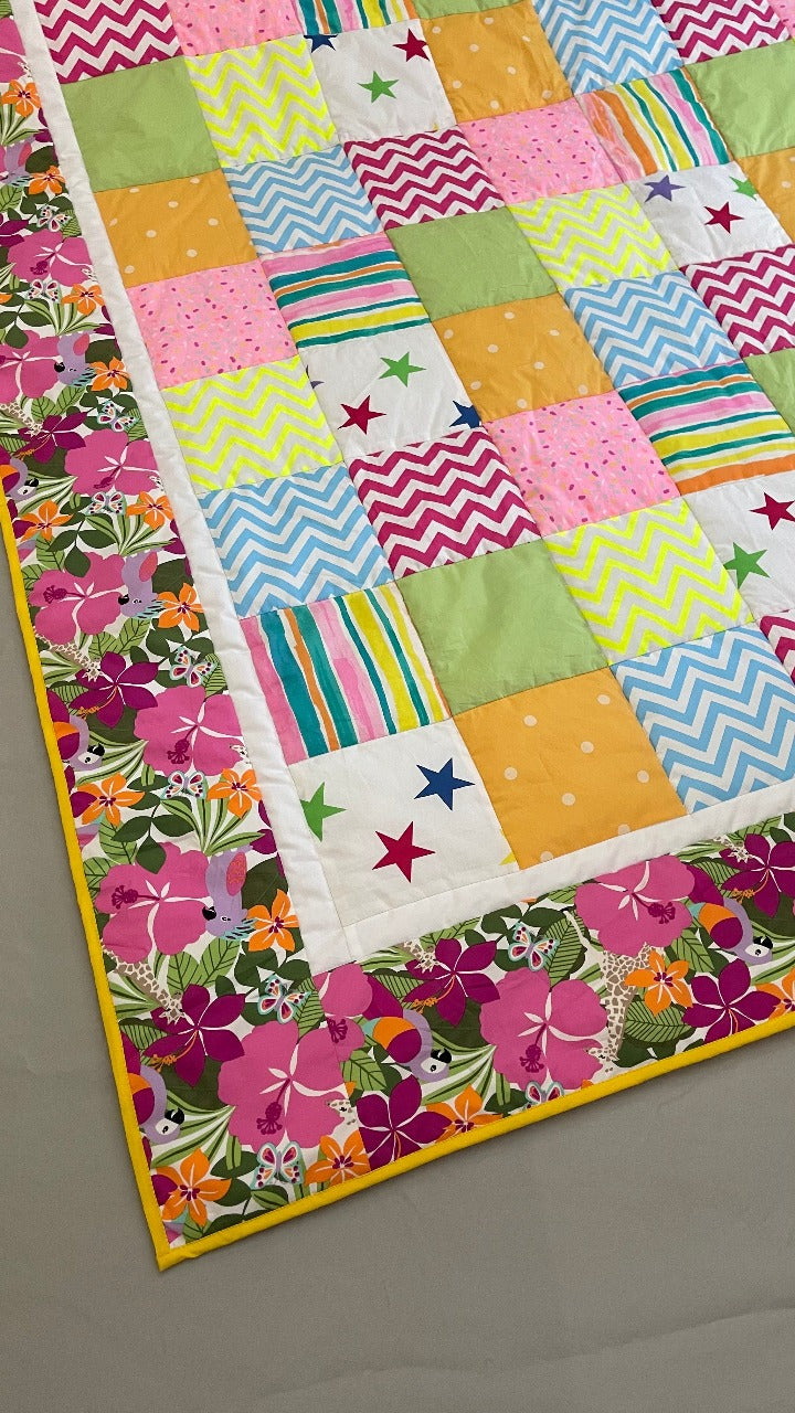 Florida Patchwork Quilt Set