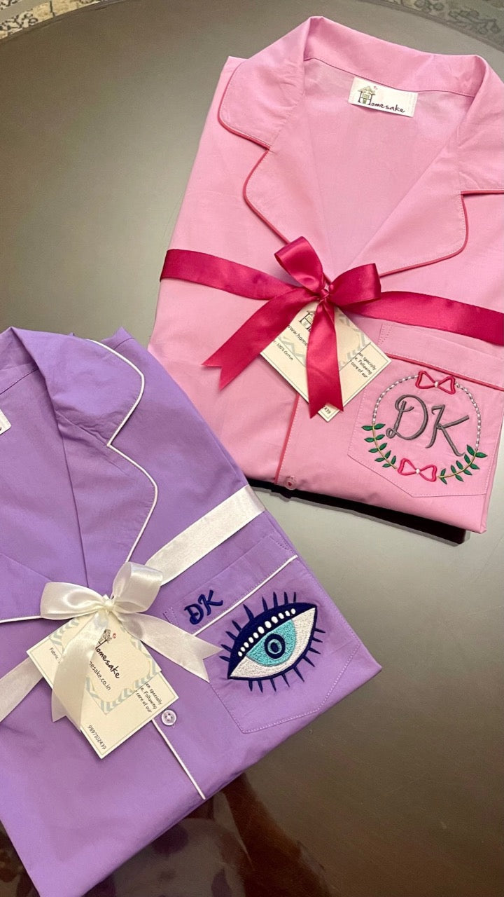 Pink Wreath Nightwear