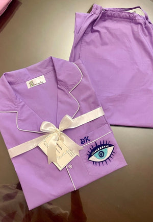 Purple Evil Eye Nightwear