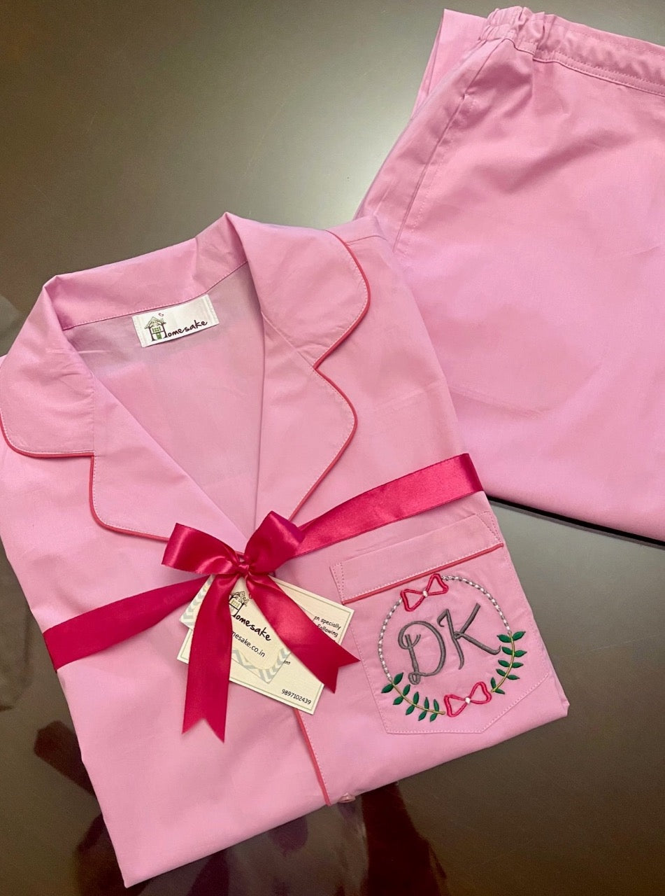 Pink Wreath Nightwear
