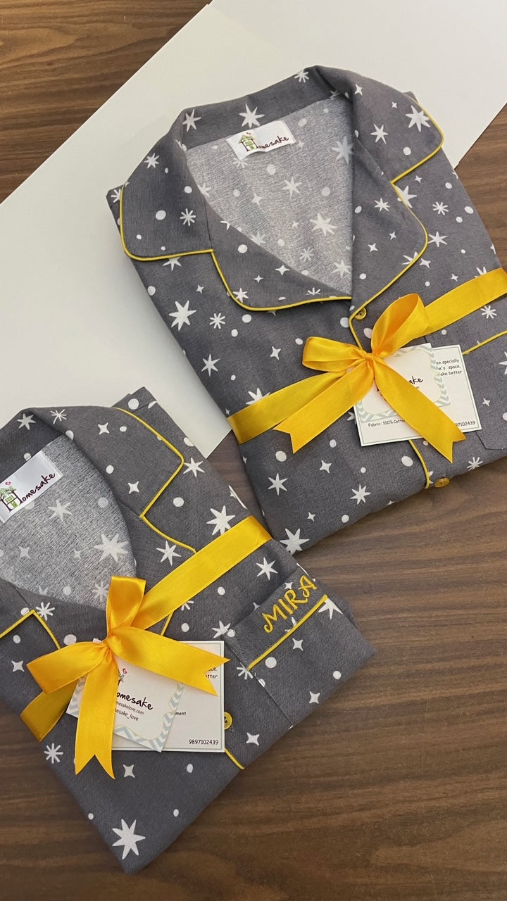 Grey Skies Kids Flannel Nightwear