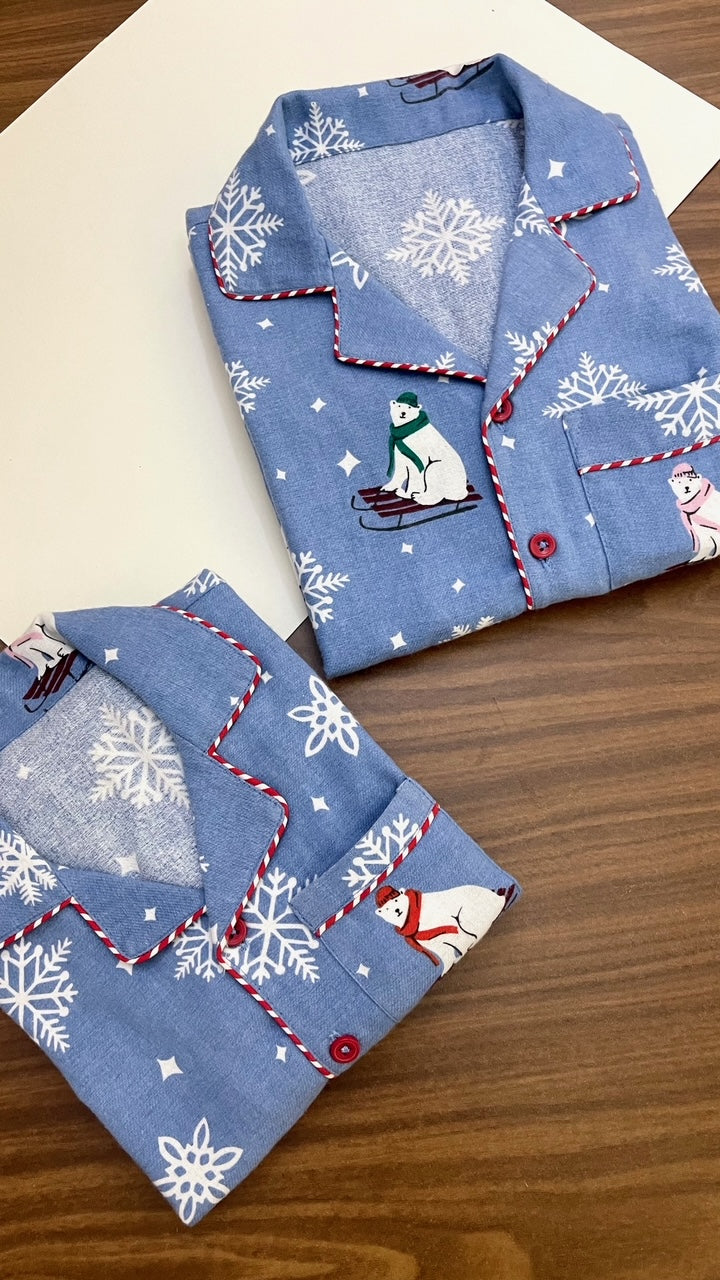 Arushi’s Polar Skiing Nightwear
