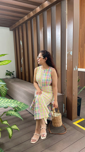 The Rainbow Sling Dress