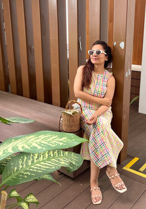 The Rainbow Sling Dress
