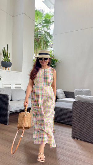The Rainbow Sling Dress