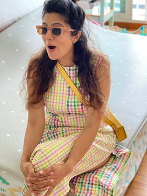 The Rainbow Sling Dress