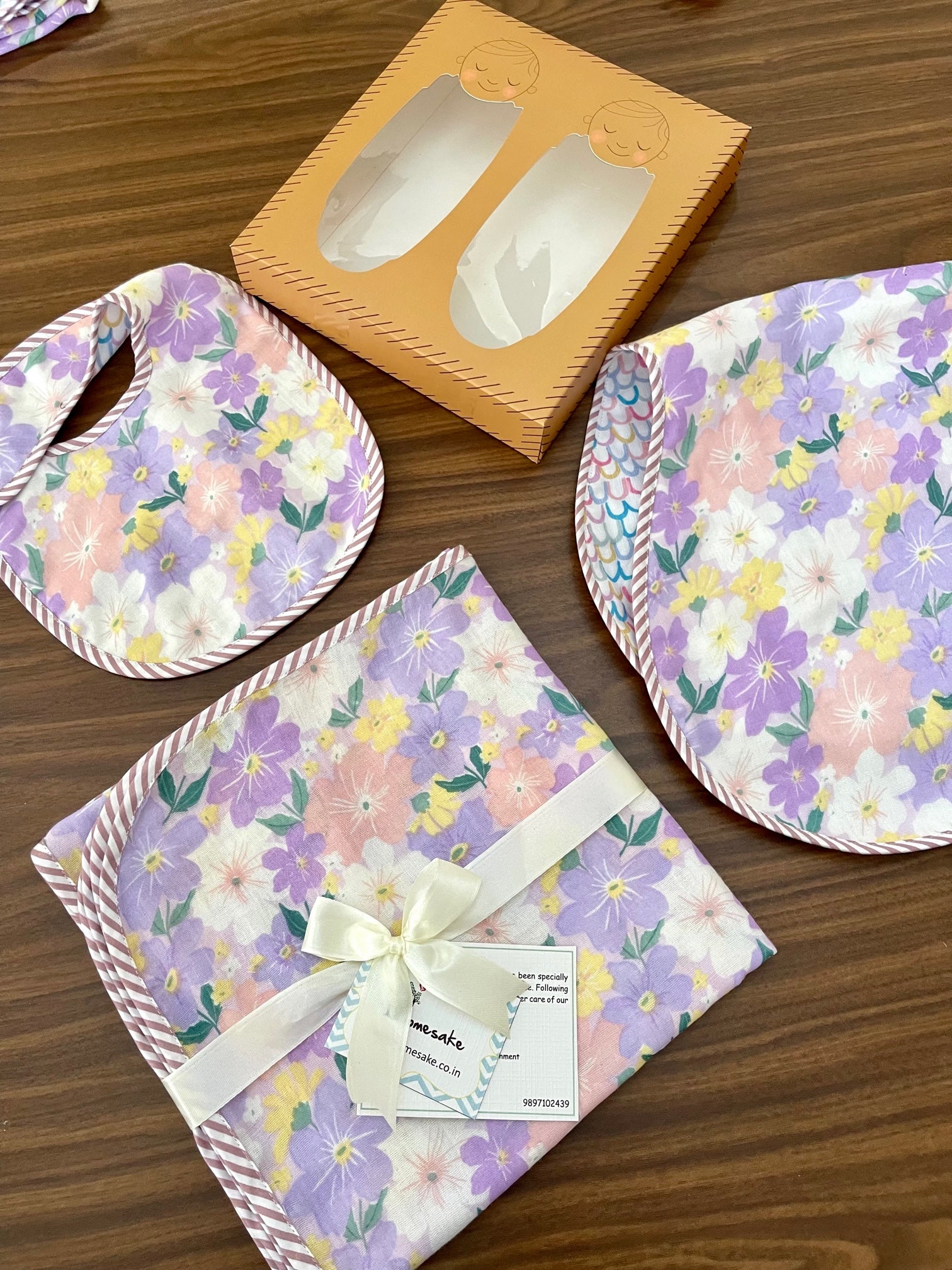 Lilac Fields Swaddle Set