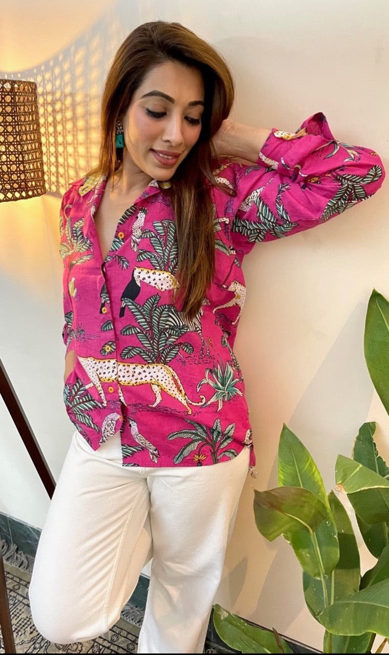 Pink Safari Shirt