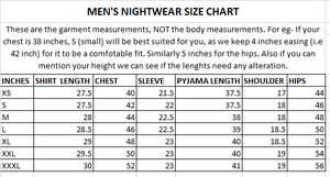 Black Alpha Men's Nightwear