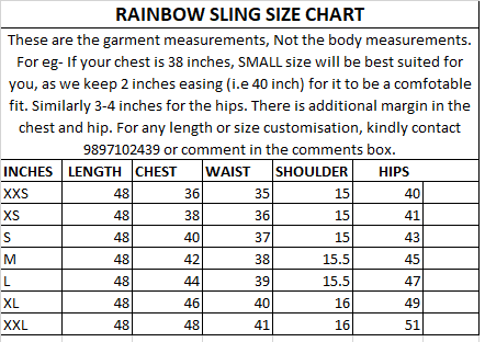 The Rainbow Sling Dress